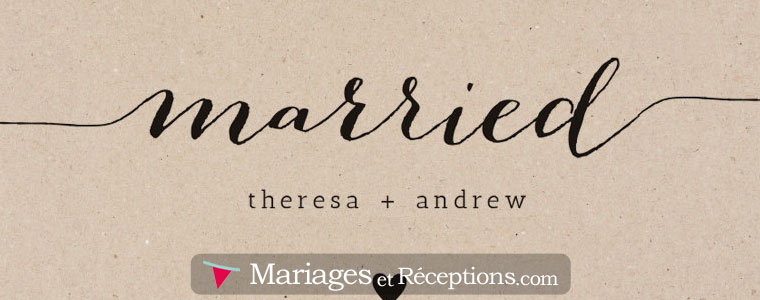 Faire-part de mariage, invitations et cartes de remerciement